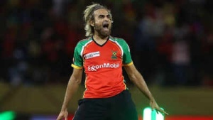 Imran Tahir, 46, defies age with record-breaking CPL performance, secures second-oldest T20 five-wicket haul.