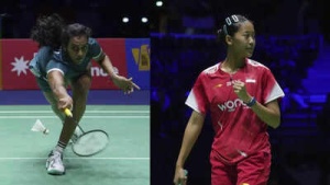 PV Sindhu's World Championships Dream Dashed in Quarterfinal Upset
OR
Sindhu's Medal Quest Halted: Quarterfinal Loss at Badminton World Championships
OR
World Badminton Championships: PV Sindhu's Campaign Ends in Quarterfinal Heartbreak
