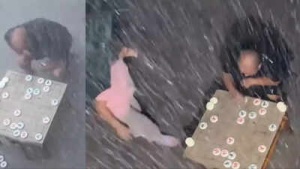 Chess Defeat Drives Player to 4-Hour Rain Soak: Viral Video Captures Dedication, Draws Reactions from Niemann, Giri
