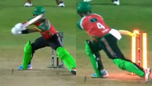 Shai Hope Out in Unbelievable Fashion: Hit-Wicket on Wide Ball Stuns Caribbean Premier League