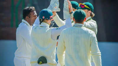 South Africa celebrates crushing victory over Zimbabwe
