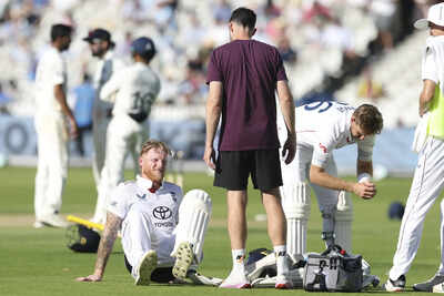 Ben Stokes at the crease