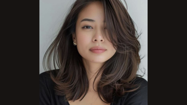 Edgy textured bob hairstyle