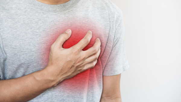Illustration of heart disease