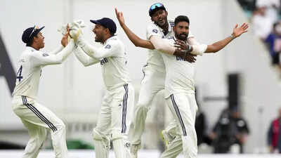 Indian team celebrates series draw