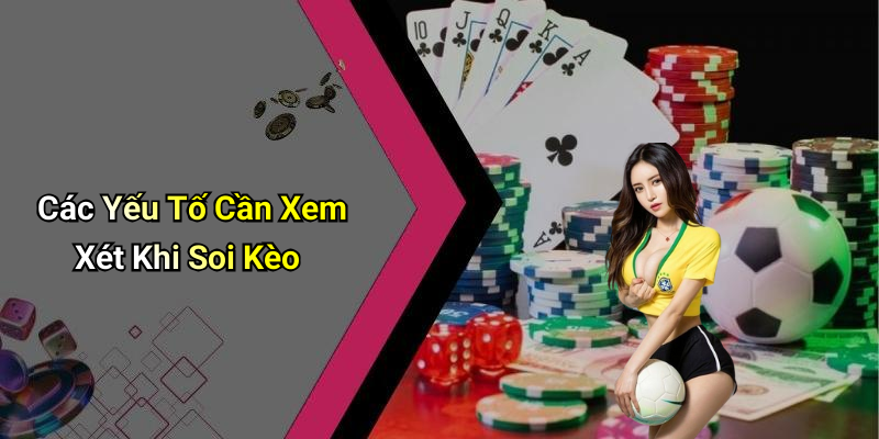 Các Yếu Tố Cần Xem Xét Khi Soi Kèo